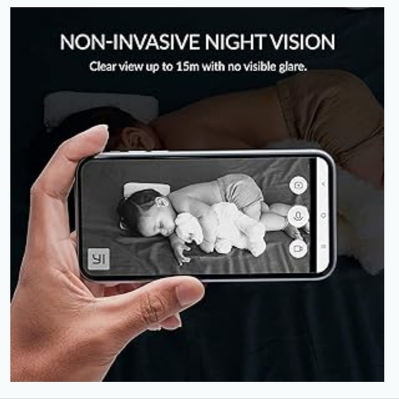 YI 4pc Security Home Camera, 1080p 2.4G WiFi Smart Indoor IP Cam with Night - Picture 4 of 8